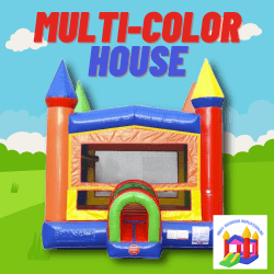 Multi Color Bounce House