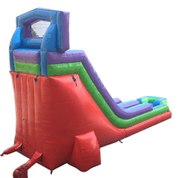 18 foot inflatable water slide retro modular5 3 1755617758 18' Retro Rainbow Water Slide
