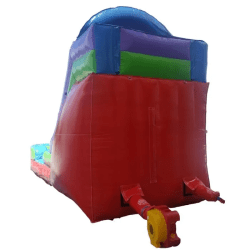 20170117 124241a 1 2 1755617041 15' Retro Rainbow Water Slide