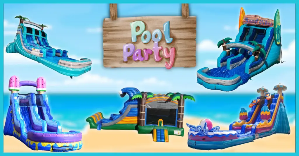tropical water slide rentals