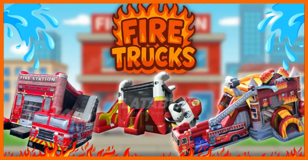 fire truck bounce house rentals