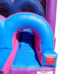 inflatable bounce house water slide kids pink1 1755708558 Pink Princess Bounce and Slide Combo