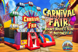 Carnival Fair Bounce and Slide Combo