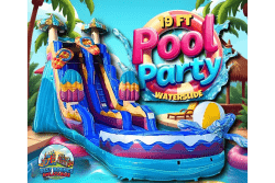 19' Pool Party Water Slide